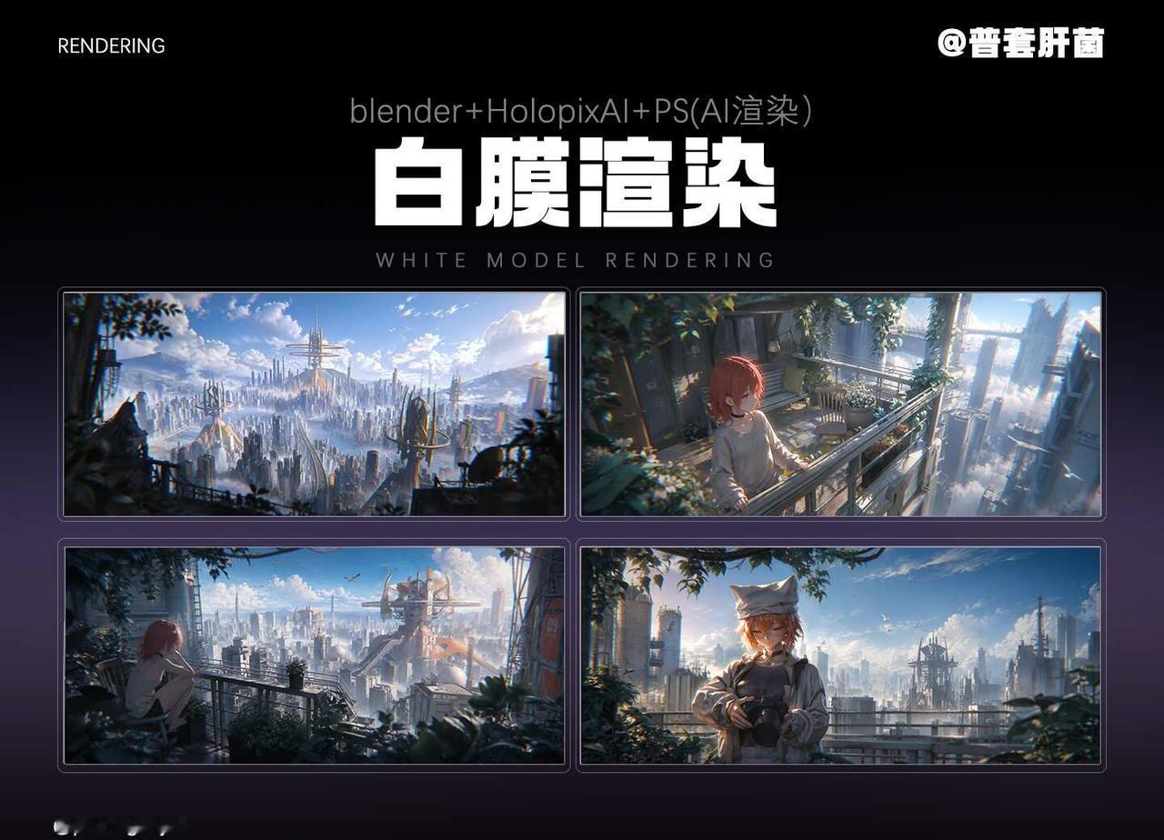AI渲染|白模生成效果图分享
AI渲染|白模生成效果图分享
又用工具「画布」白模