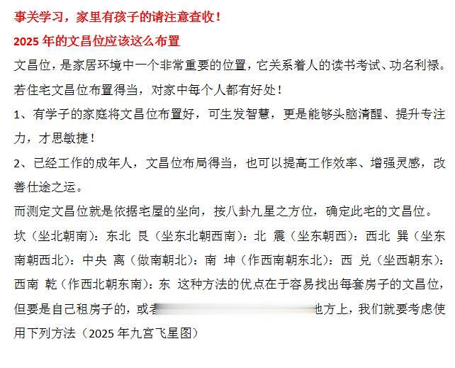 家里文昌位怎么看。看看家里的文昌位，希望对学习有帮助哦！