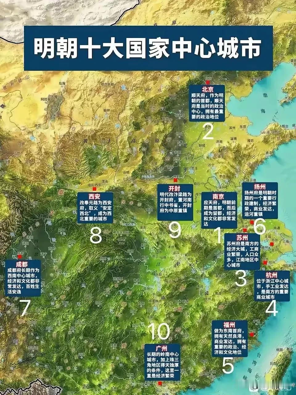 网友评选的明朝十大中心城市，没有南昌是说不过去的。

明朝的江西，相当于今天的浙