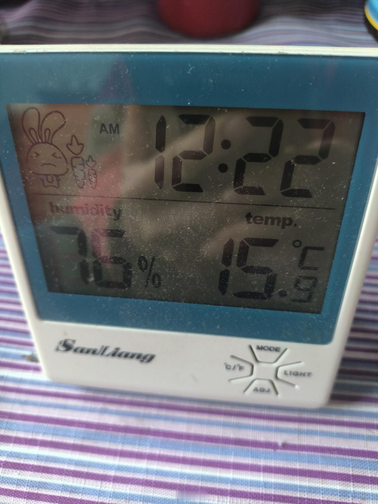 今天25年12月5号，山东淄博泰和热力。
用户家温度继续下降。今天跌破了16度。