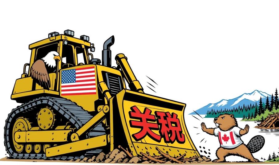 加拿大跟着中国对抗美国，这谁能想的到，目前敢直接和美国关税对着干的只有中国、加拿