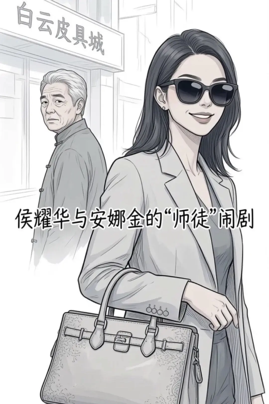 侯耀华安娜金，一场以师徒之名的炒作闹剧。