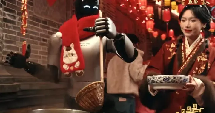 魔法原子春晚舞台倒酒，捅破了机器人「只会表演」的窗户纸