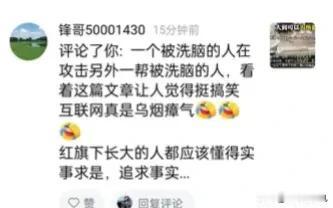 回敬下图1中阴阳怪气的乱评:

对！乌烟瘴气就是那种评论脱离主题和事实，而凭臆想