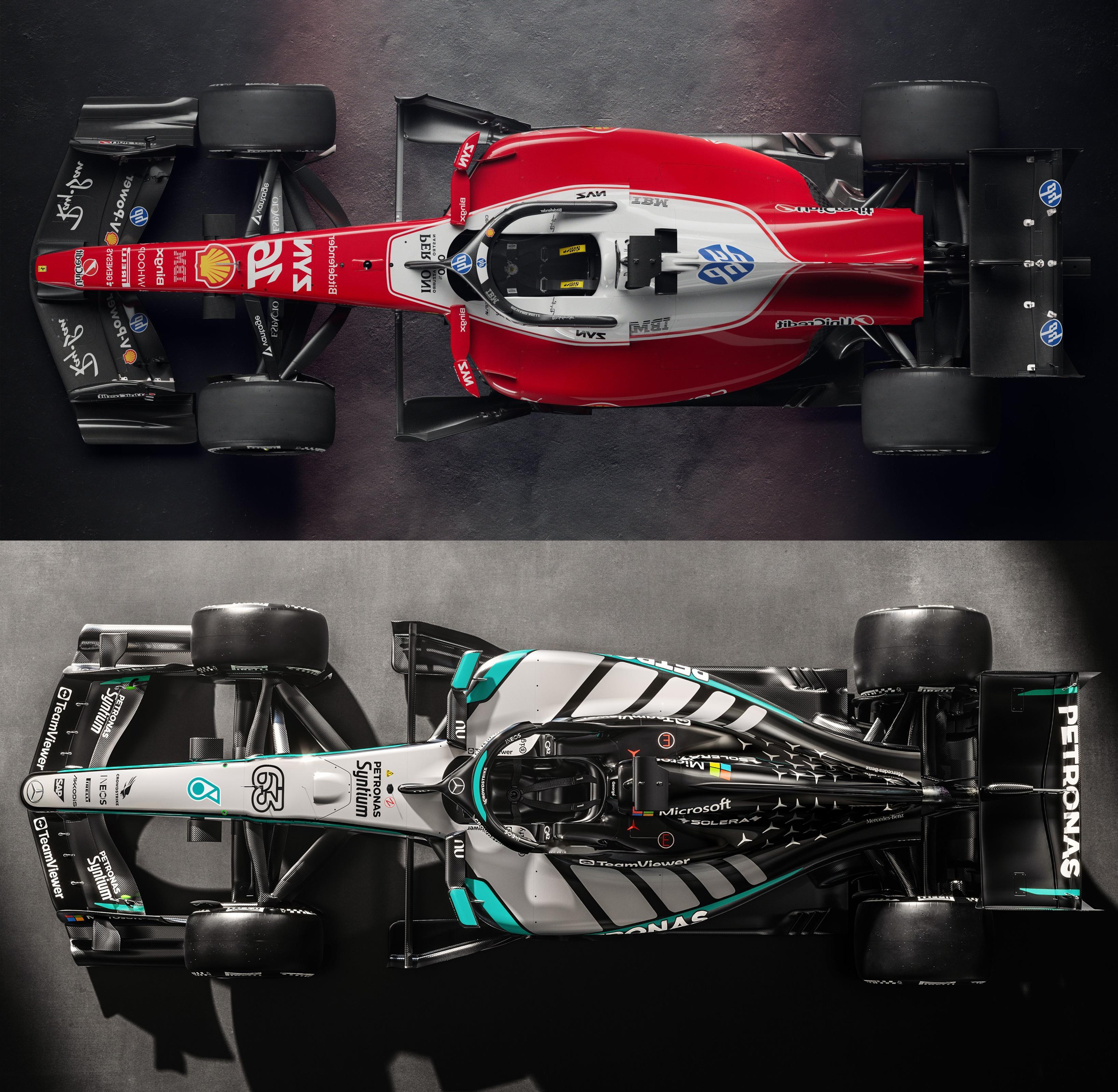 法拉利SF26 vs 梅赛德斯W17📷📷 3277x3202新车发布