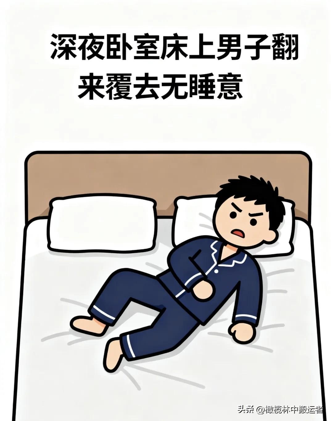 趣味漫画：我戳媳妇说：我睡不着，咱俩聊会天。媳妇问：想聊什么？我说：你起个头。媳