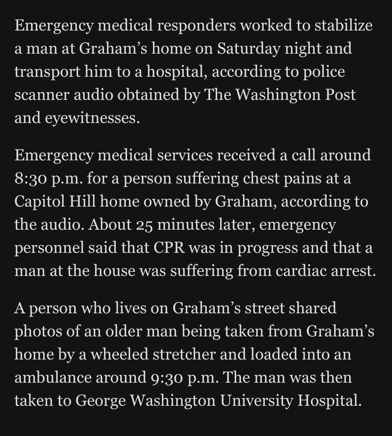 Lindsey Graham两天前才过了71岁生日，他最近刚访问乌克兰回来，并见