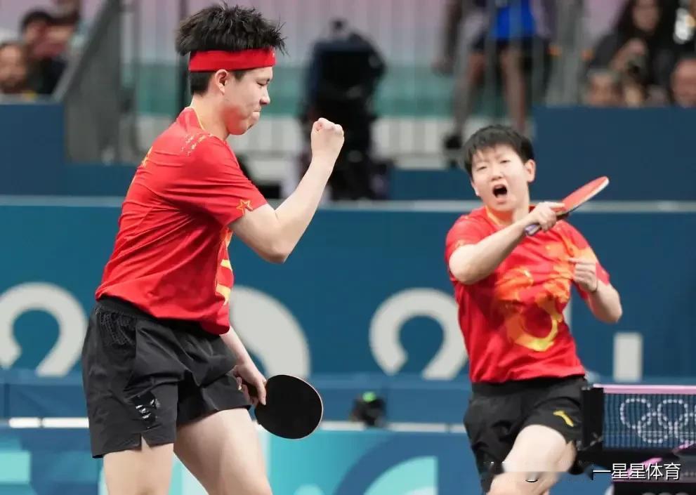 巴黎奥运会！乒乓球/混双决赛阵容出炉[玫瑰]

1，🇨🇳孙颖莎/王楚钦（上半