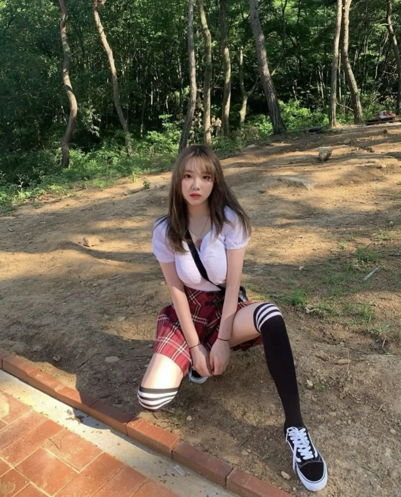 拍照姿势 jk穿搭 外拍 jk制服女孩 女生夏季穿搭