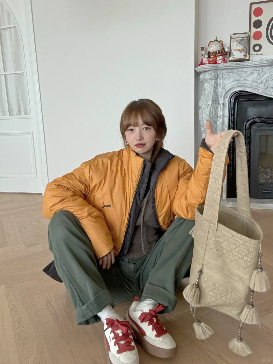 秋冬暖暖的工装搭配