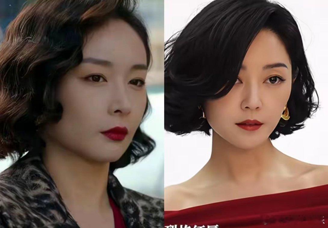 左边，高叶扮演的北方大嫂，右边，卫诗雅扮演的南方大嫂。一个北方霸气大嫂，一个南方