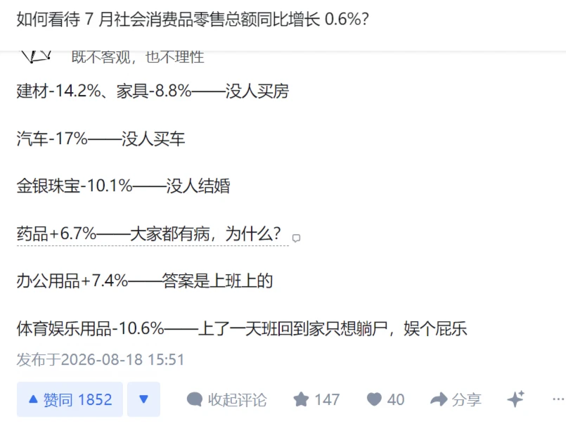 归根结底是大家手里没米，问题很大想想办法