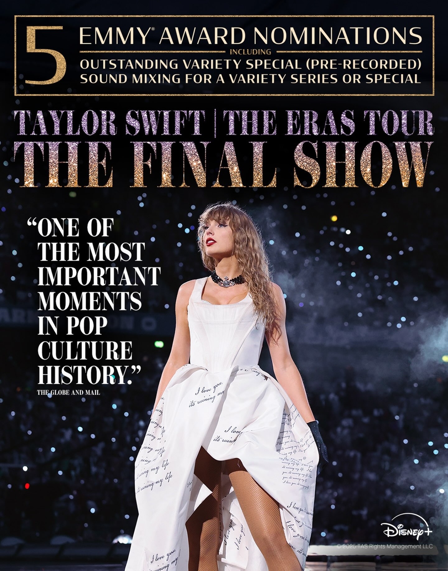 霉霉 Taylor Swift 今天出席了艾美奖“For Your Consid