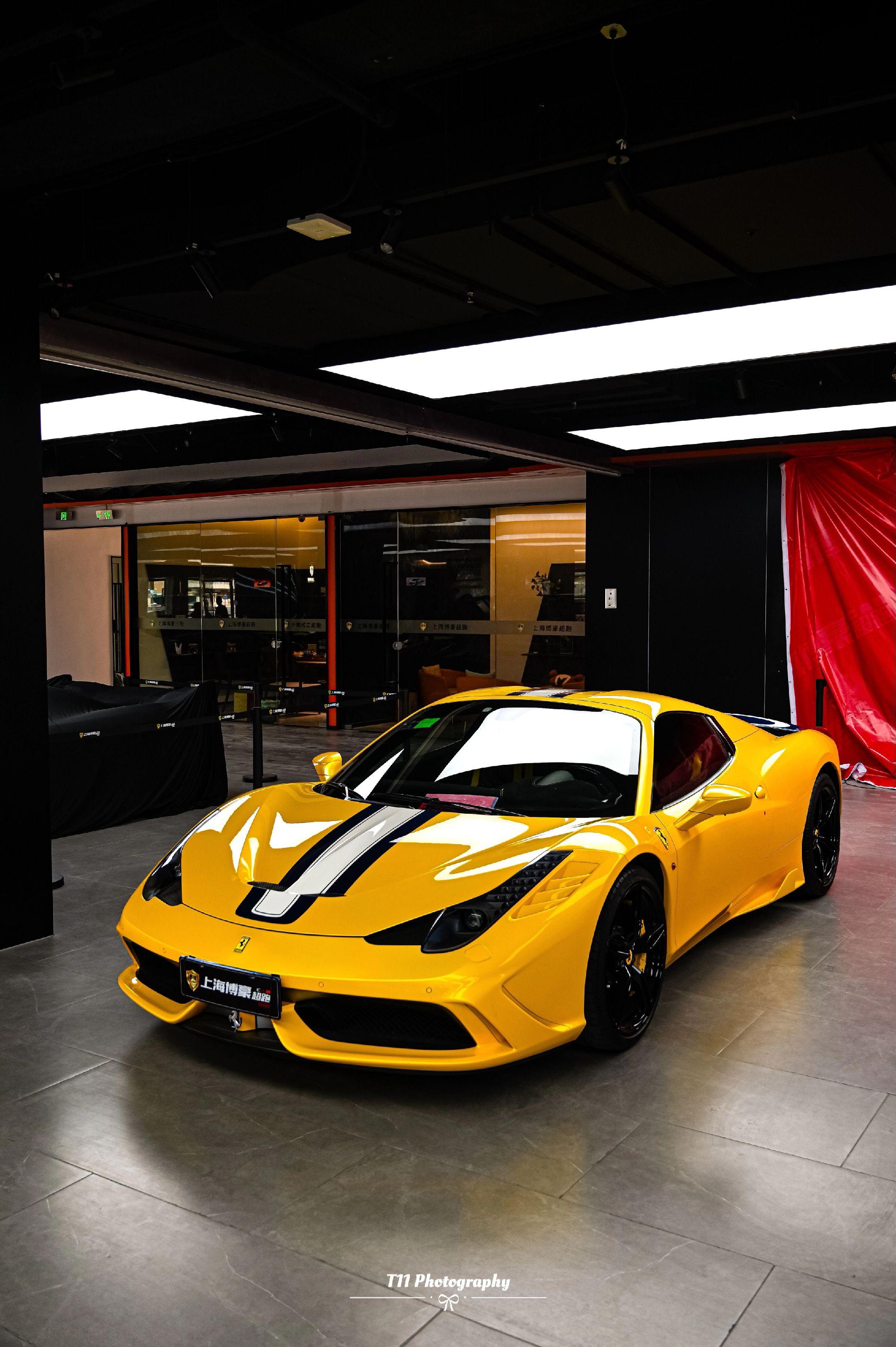国内只有22台的法拉利458。法拉利458 Speciale Aper...