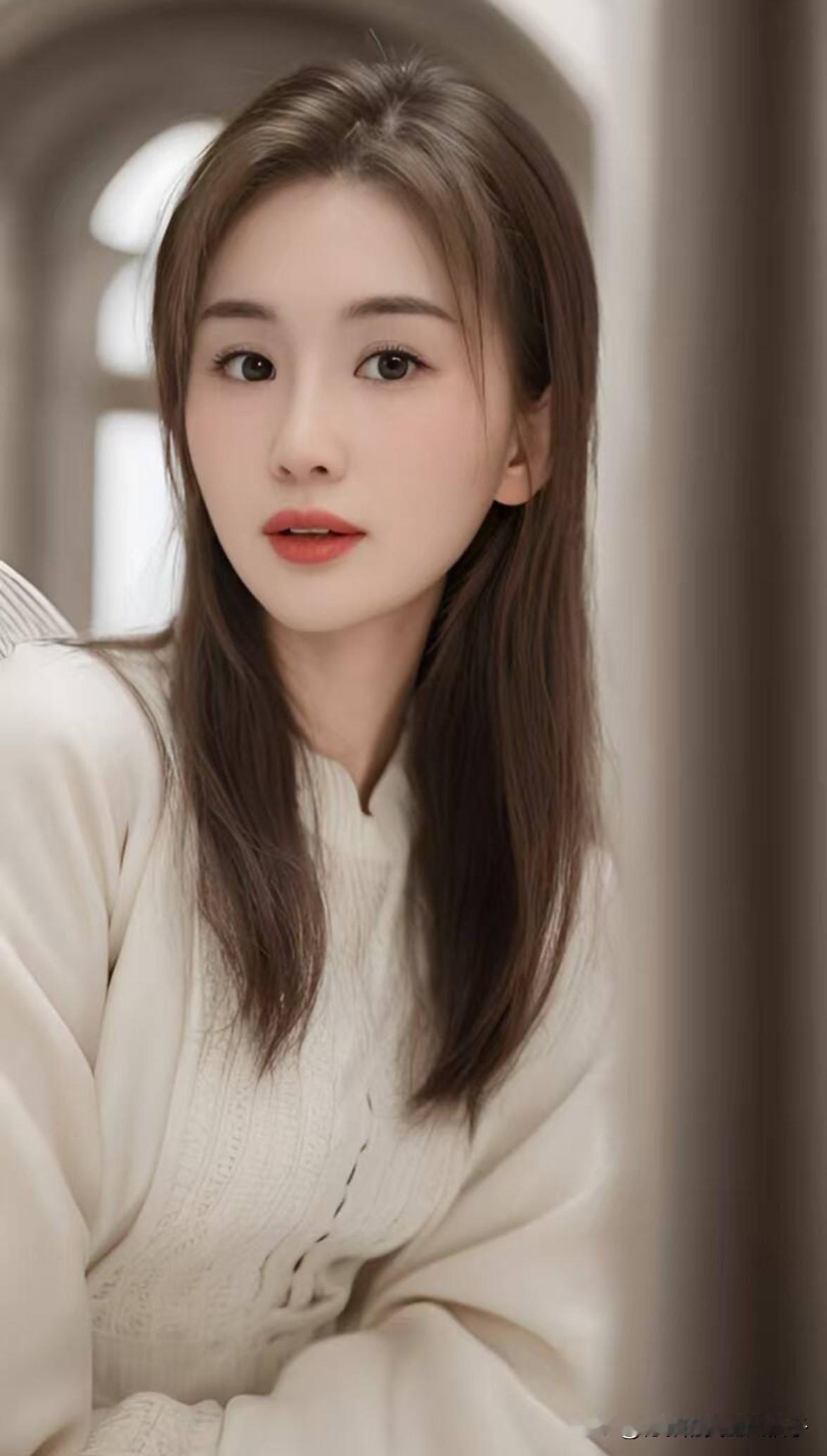 秋天的穿搭，基础款永远不会出错。
针织衫配半身裙也超赞，舒适又显气质。秋日街头，