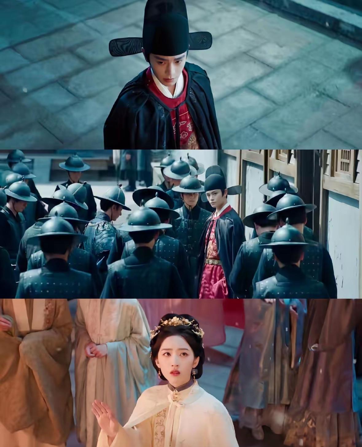 刚刚看完由邓恩熙、丁禹兮主演的古装剧《花开锦绣》第十四、十五集。解庭芸（邓恩熙）
