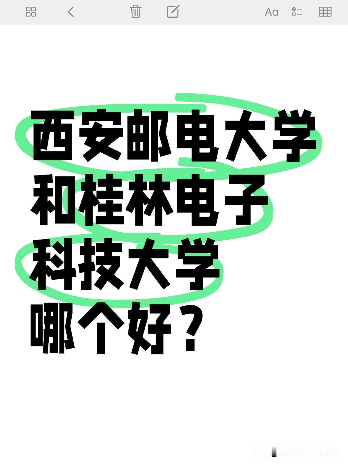 从综合实力和历史来看，整体来看，桂电是要强于西安邮电大学的。
这一点从教育部的学