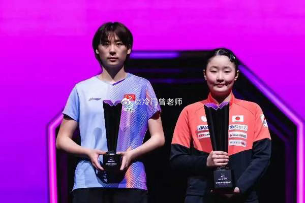 张本美和说一直没有赢过孙颖莎张本美和冠军乒乓球 连续三站WTT冠军赛登顶，张本美