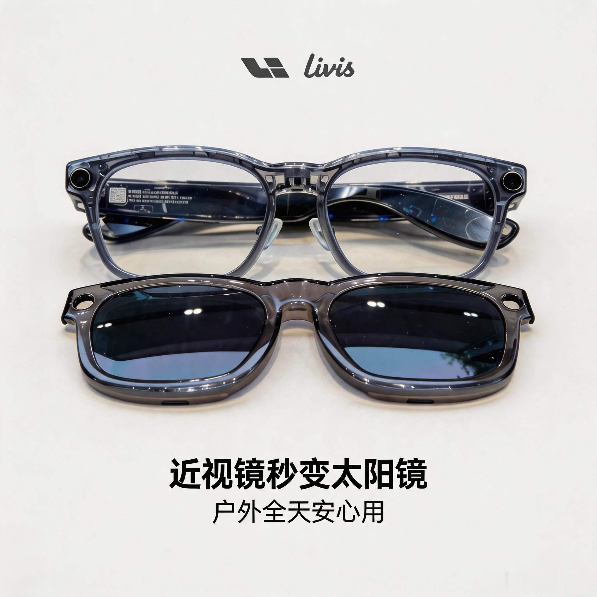 升级款的Livis眼镜驾驶太阳套片，陆陆续续在给我们首批支持的天使轮车主免费寄送