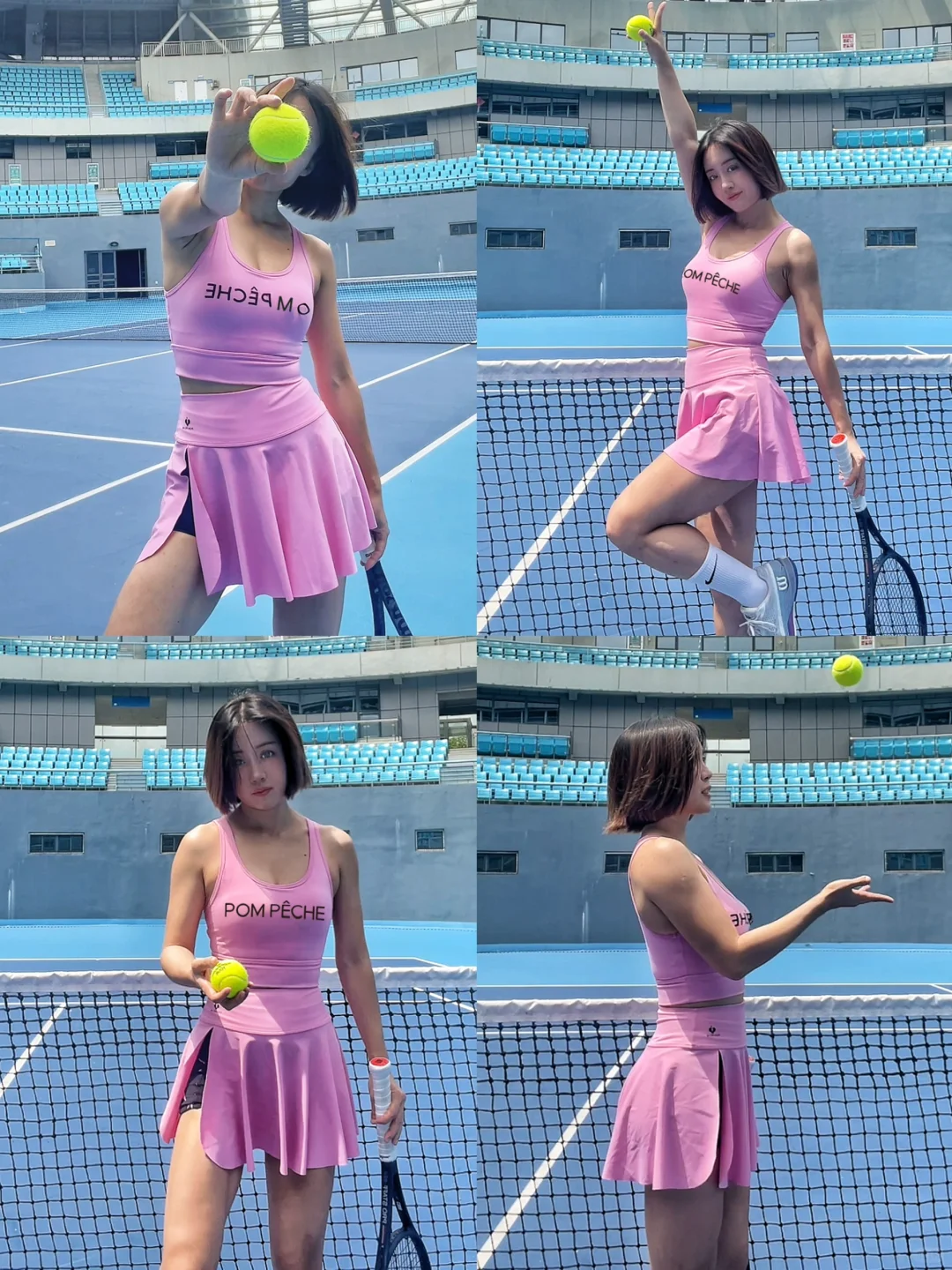 运动女孩的芭比粉🎾