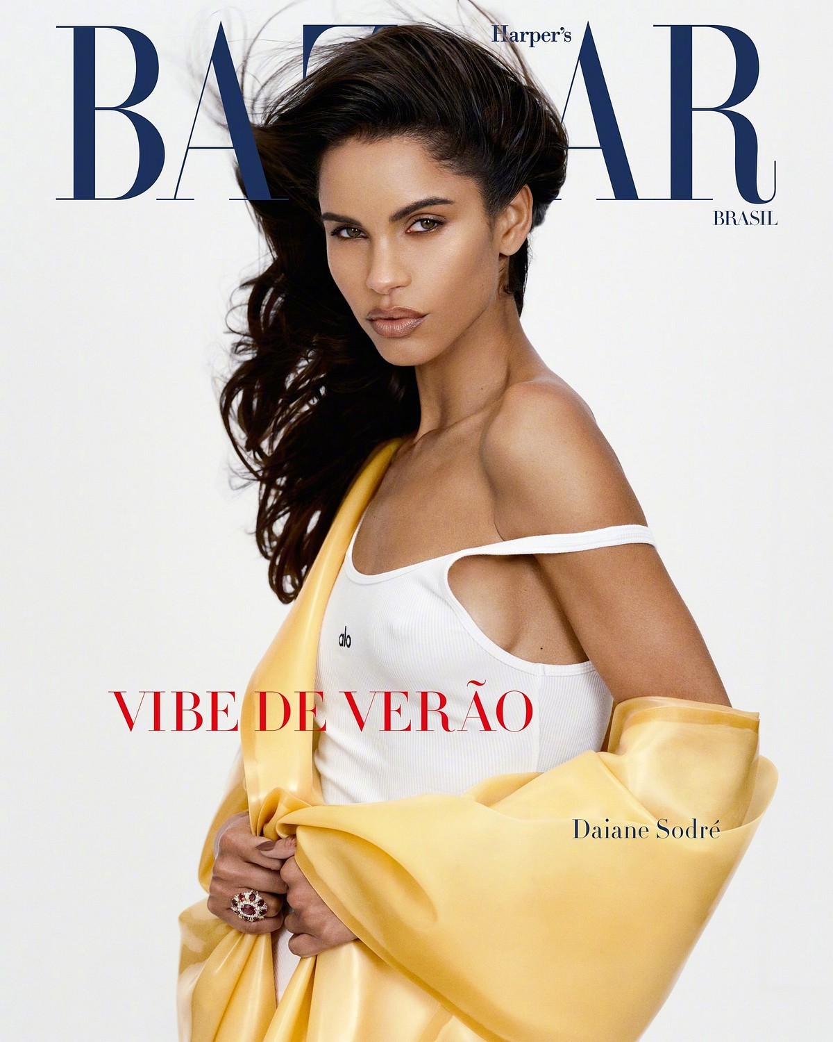 Harper's Bazaar Brazil 巴西版十二月刊，简单明了的时装片拍