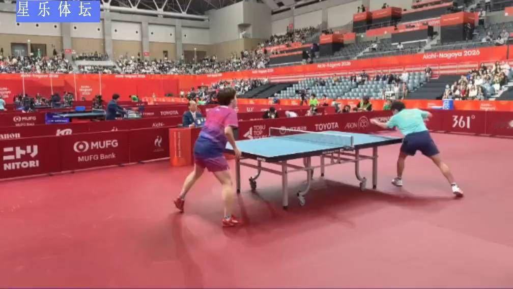 9月26日乒乓球，林诗栋疯狂绝杀松岛辉空，晋级4强！庆祝动作绝了👍👍👍