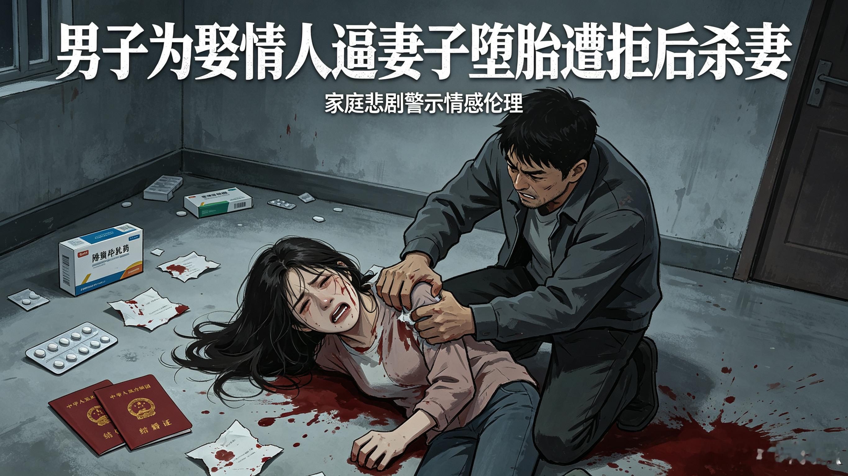 男子为娶情人逼妻子堕胎遭拒后杀妻为娶情人，他竟对怀胎妻子痛下杀手！陕西男子景某某