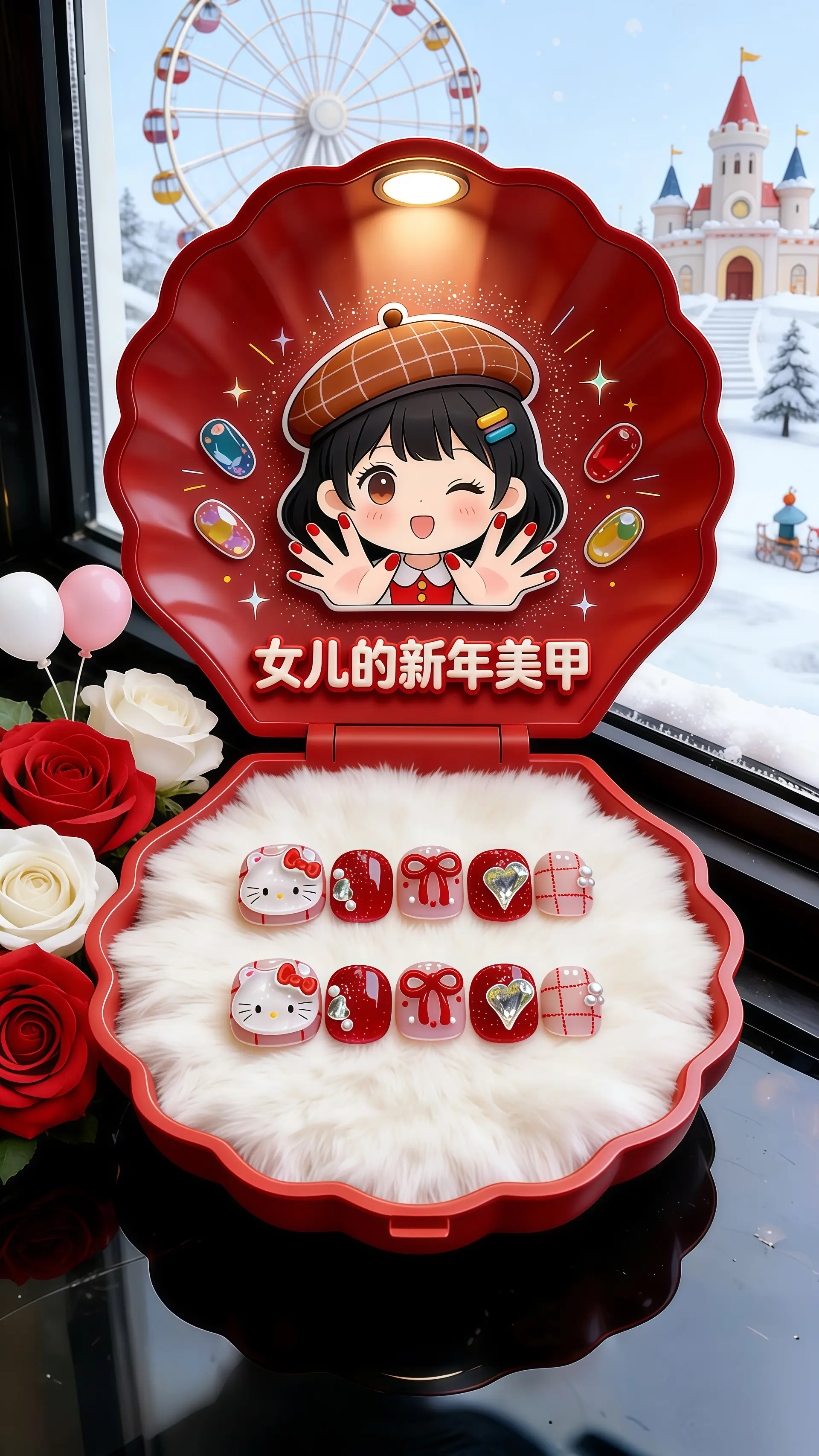 愿她岁岁安康，在亮晶晶的日子里，一直做个爱臭美的快乐小孩✨