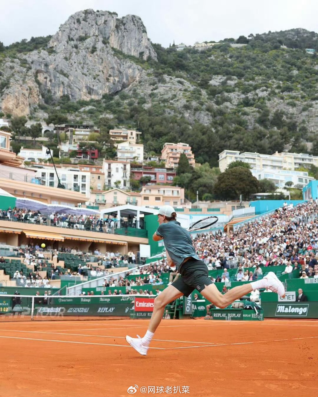 辛纳红土赛季首战告捷ATP1000蒙特卡洛大师赛第二轮，辛纳以6-3 6-0横扫