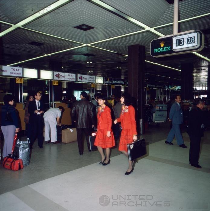 香港机场，1990年左右 ​​​