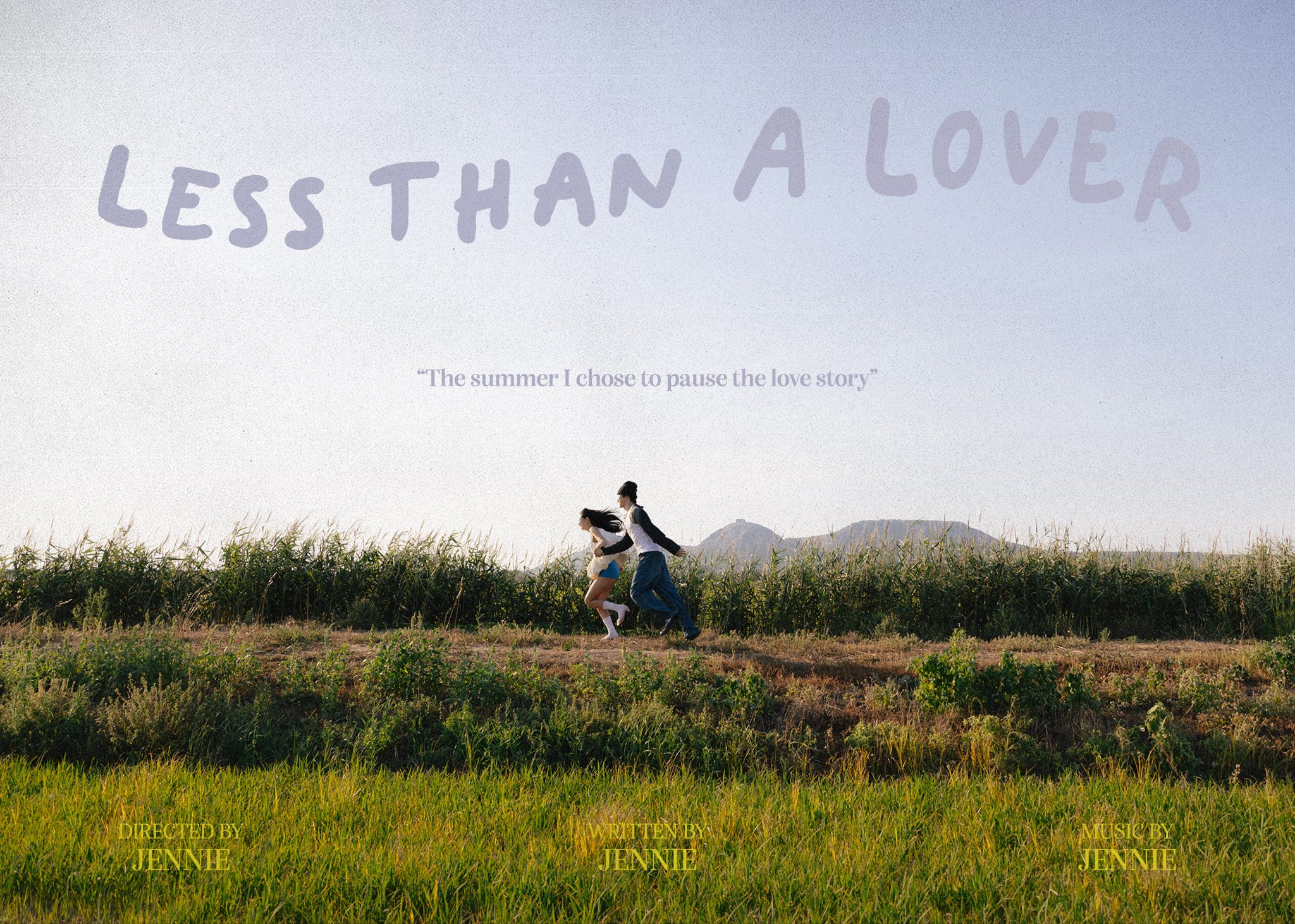 Jennie新单《Less than a Lover》，本周五！！！ 