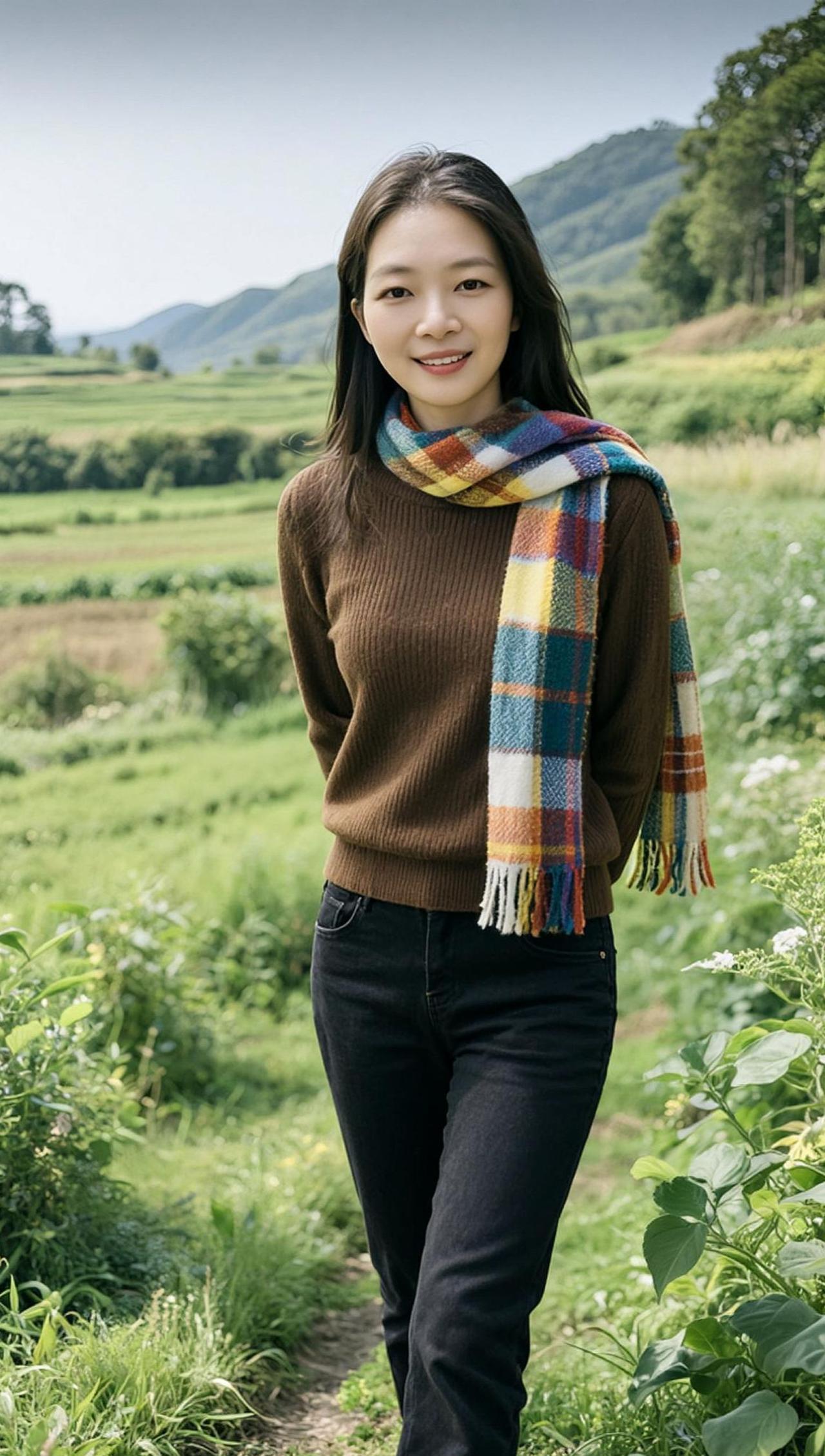 AI田园生活照 抖音ai创作