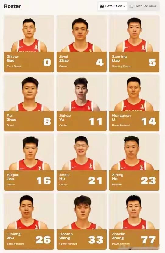 胡明轩、赵嘉义落选！中国男篮公布12人大名单！CCTV5直播！

球迷分享三个观