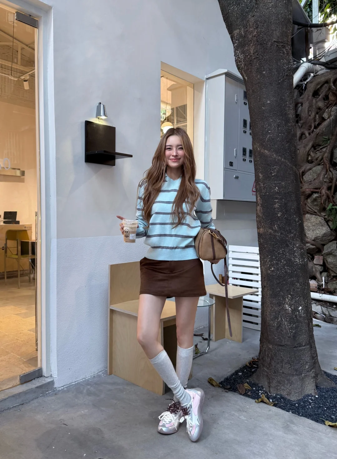 ˚｡⋆୨୧˚🚪💬♡‧₊˚可可拿铁味穿搭🍂