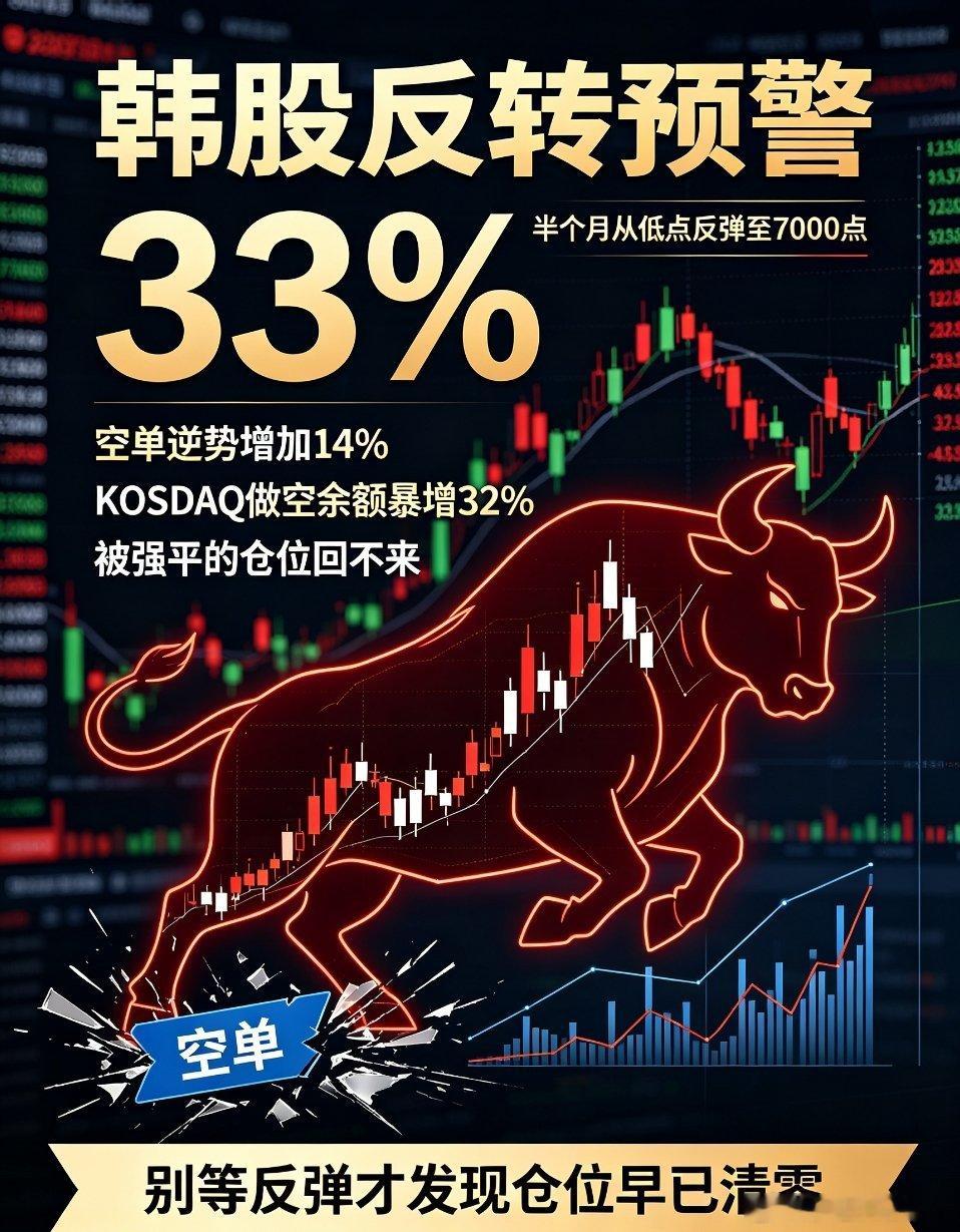 半月暴涨33%！韩股极致反转，给A股所有人上了一课股市最残忍的从不是大跌套牢，而