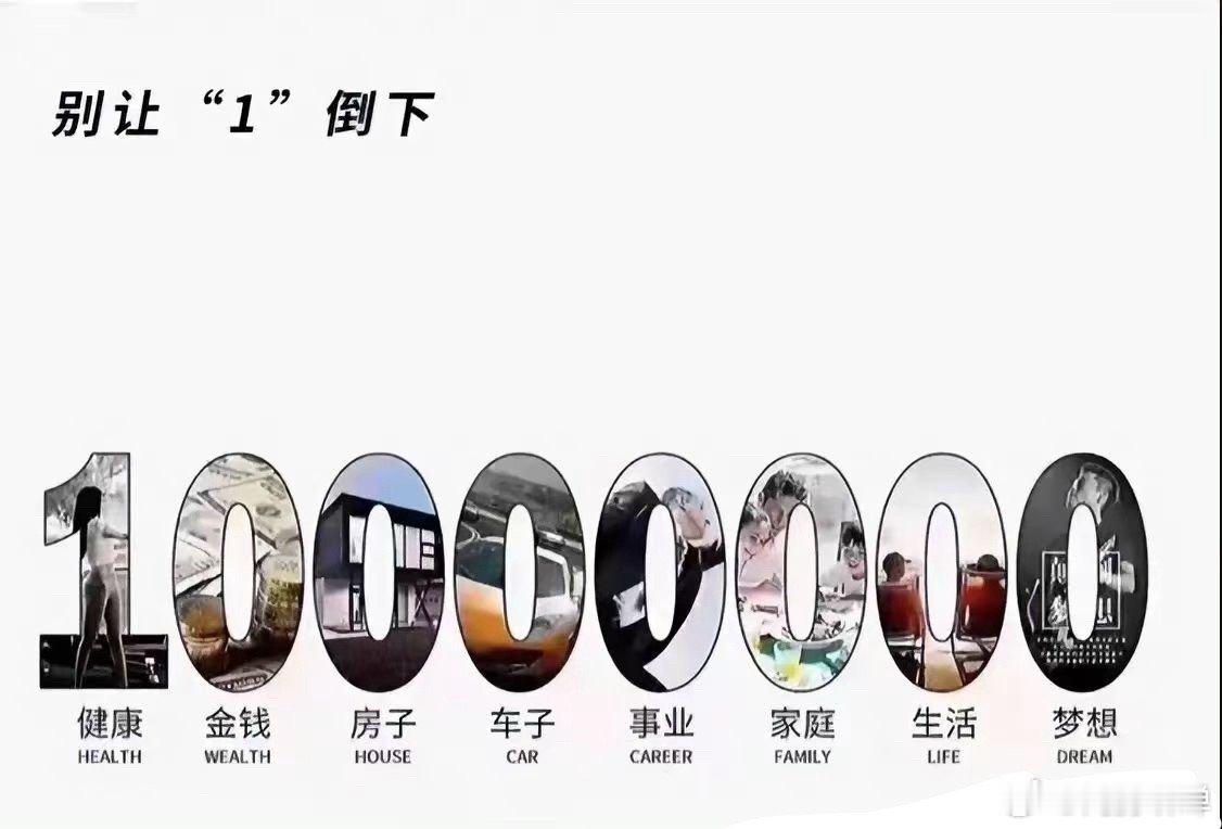健康是第一位的，其他都是基于这个前提条件下得来的。 