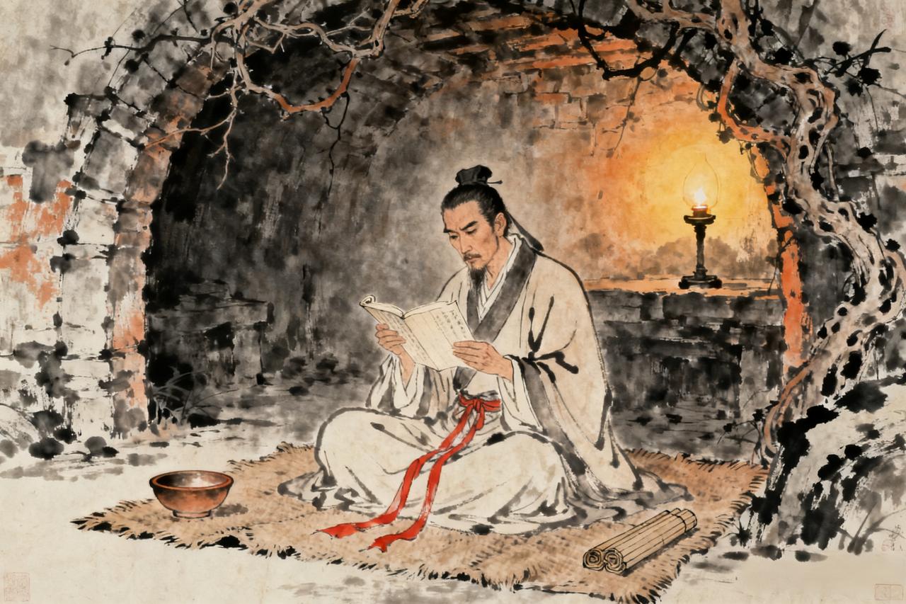 品《寒窑赋》，
赏吕蒙正之奇
 
北宋初年的吕蒙正，一生三任宰相，却始终以“寒窑