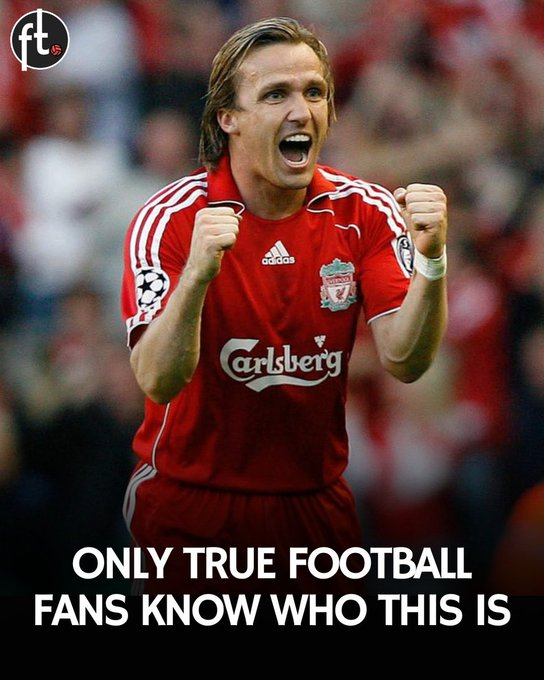 2006/07赛季随利物浦获得欧冠亚军。你认出他了吗？ 