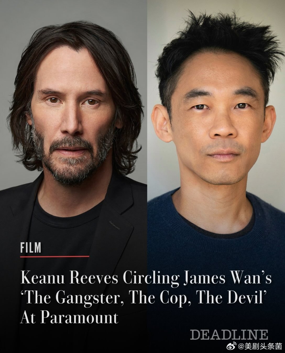 基努里维斯加盟温子仁执导的美版《恶人传》，饰演韩版的警官郑泰锡，马东锡将再次饰演
