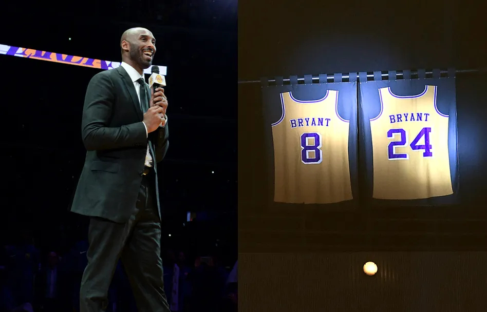 【🏀今日，纪念传奇：科比·布莱恩特球衣退役八周年🌟】科比·布莱恩特，NBA历