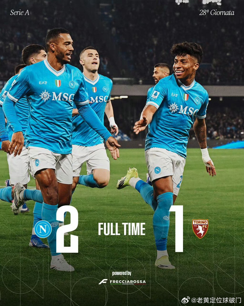 轻松简单，那不勒斯直接拿下胜利。面对都灵丝毫没有畏惧！意甲有时候也是值得大家看好