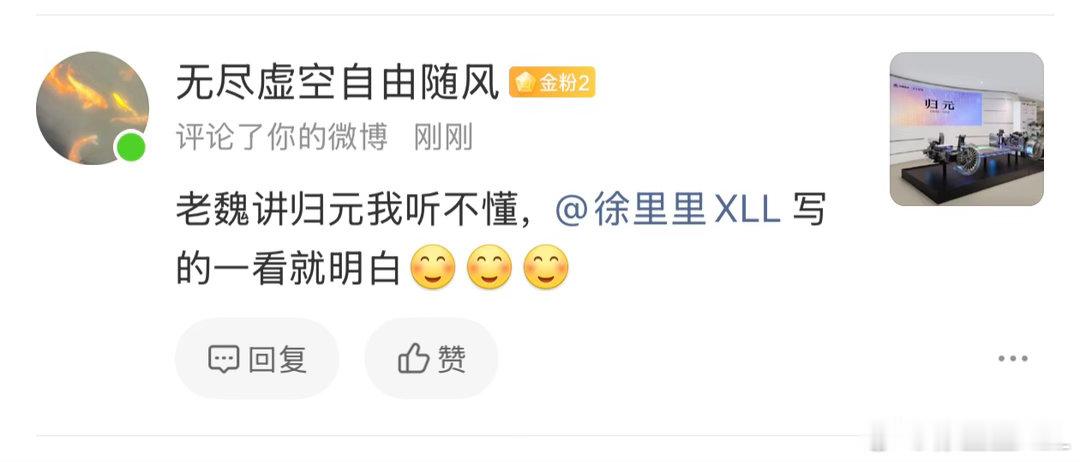 不是魏总讲归元讲的不好。实际上，魏总讲的特别好，比我好。问题出在哪呢？问题出在归