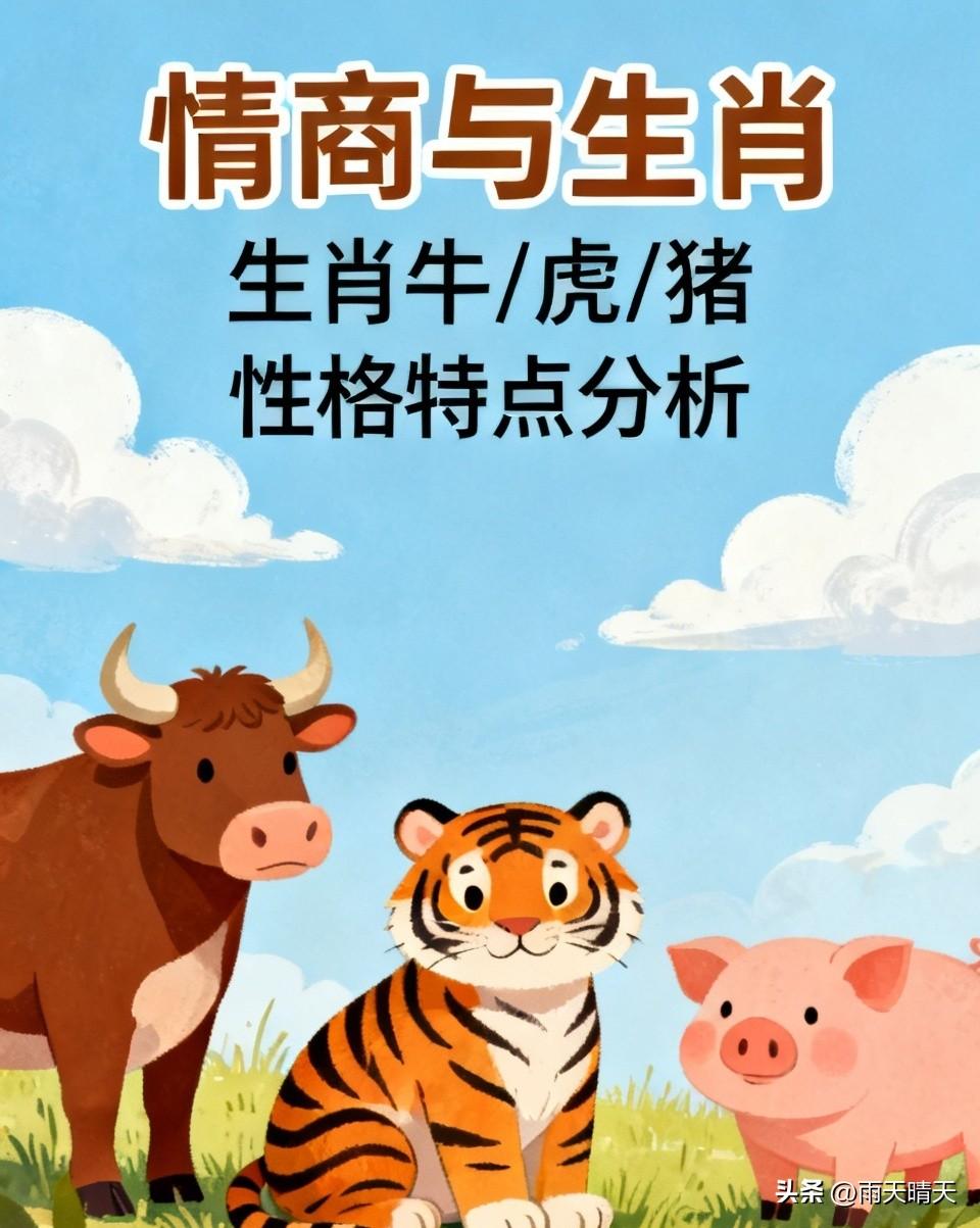 情商最低的是生肖牛、生肖虎、生肖猪。


不过，生肖所代表的性格特点只是一种普遍