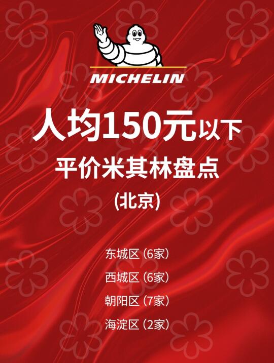 北京平价米其林餐厅整理，人均不到150！