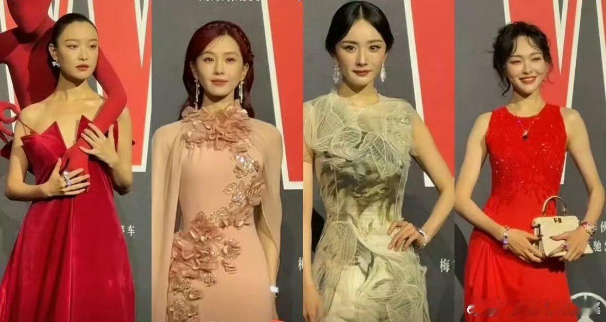 明星w盛典造型图 85花红毯状态 宝刀未老啊 好能打 ​​​