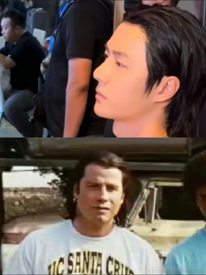 #王一博cos连发际线都还原了#王一博乐华年会走红毯一整个走出了我散步的随意感，