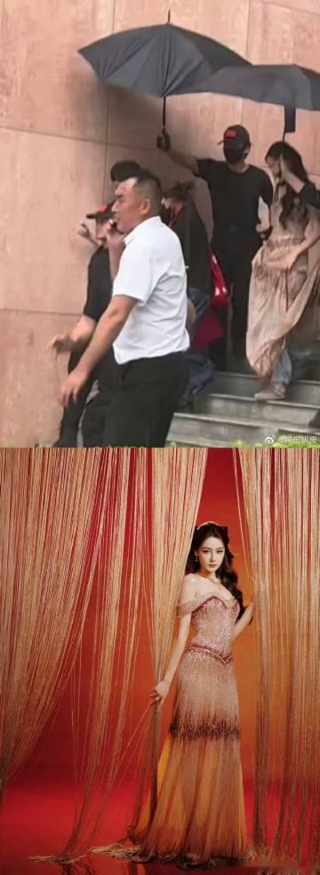 迪丽热巴裙子里面是牛仔裤 完全看不出来，热巴好聪明，身材又这么好，裙子里套牛仔裤