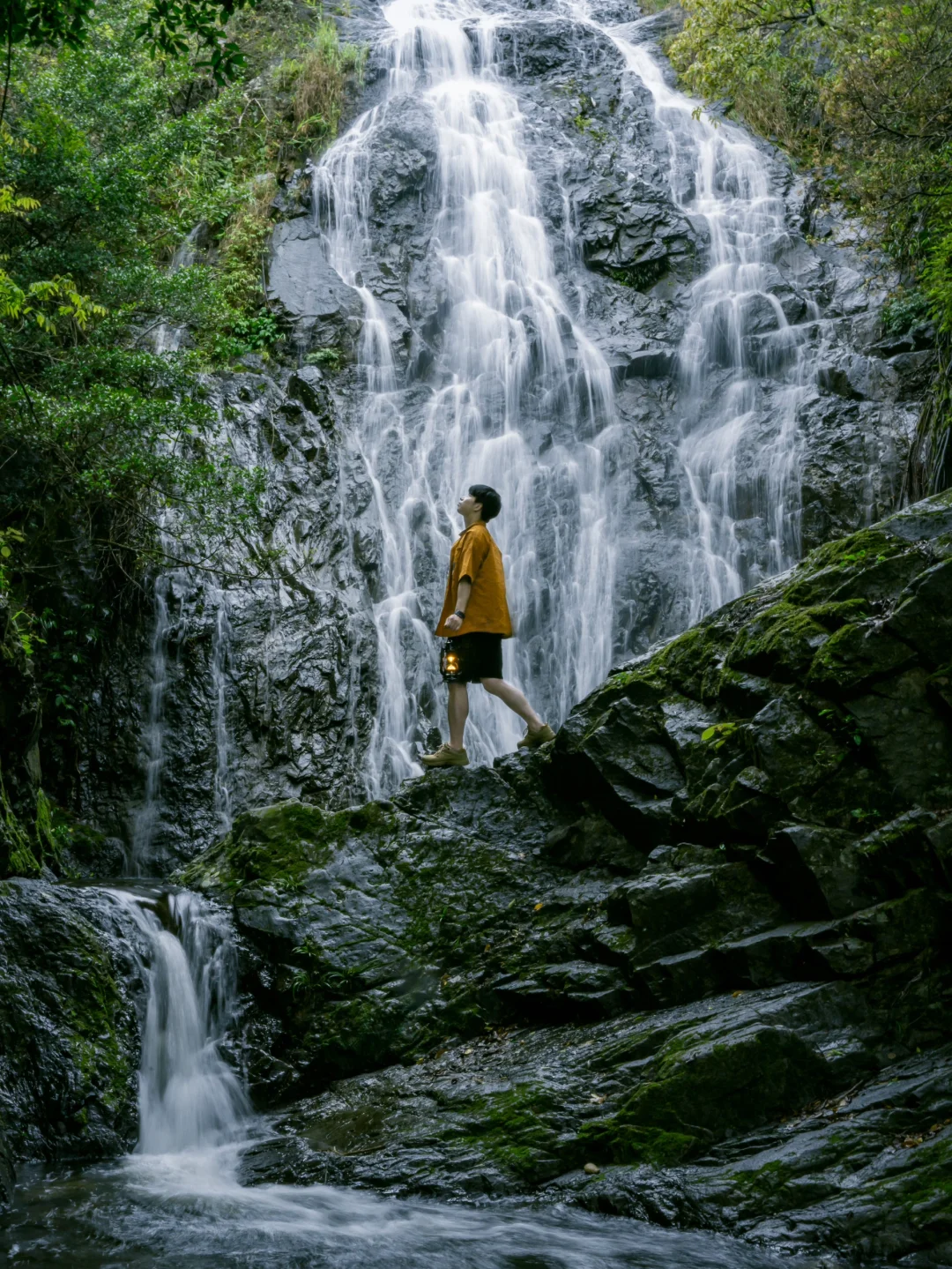 深圳老虎涧|你永远可以相信雨后的瀑布‼️