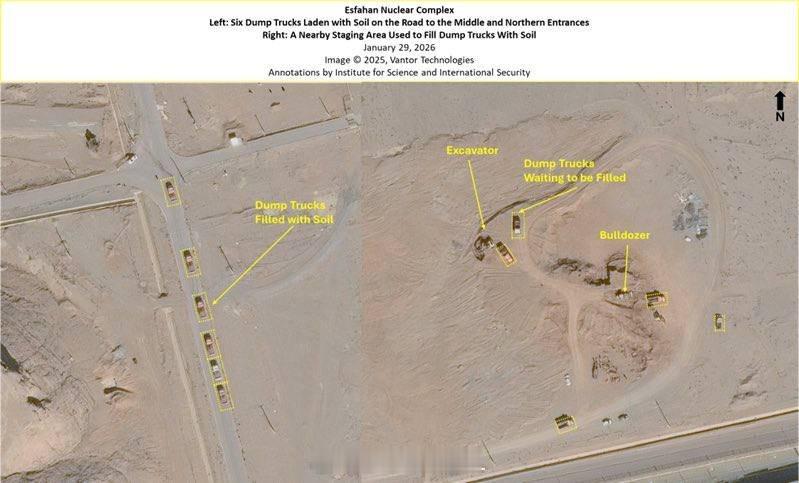 伊朗伊斯法罕核设施的最新卫星图像显示，一座曾用于离心机制造的地上建筑有新的建设动