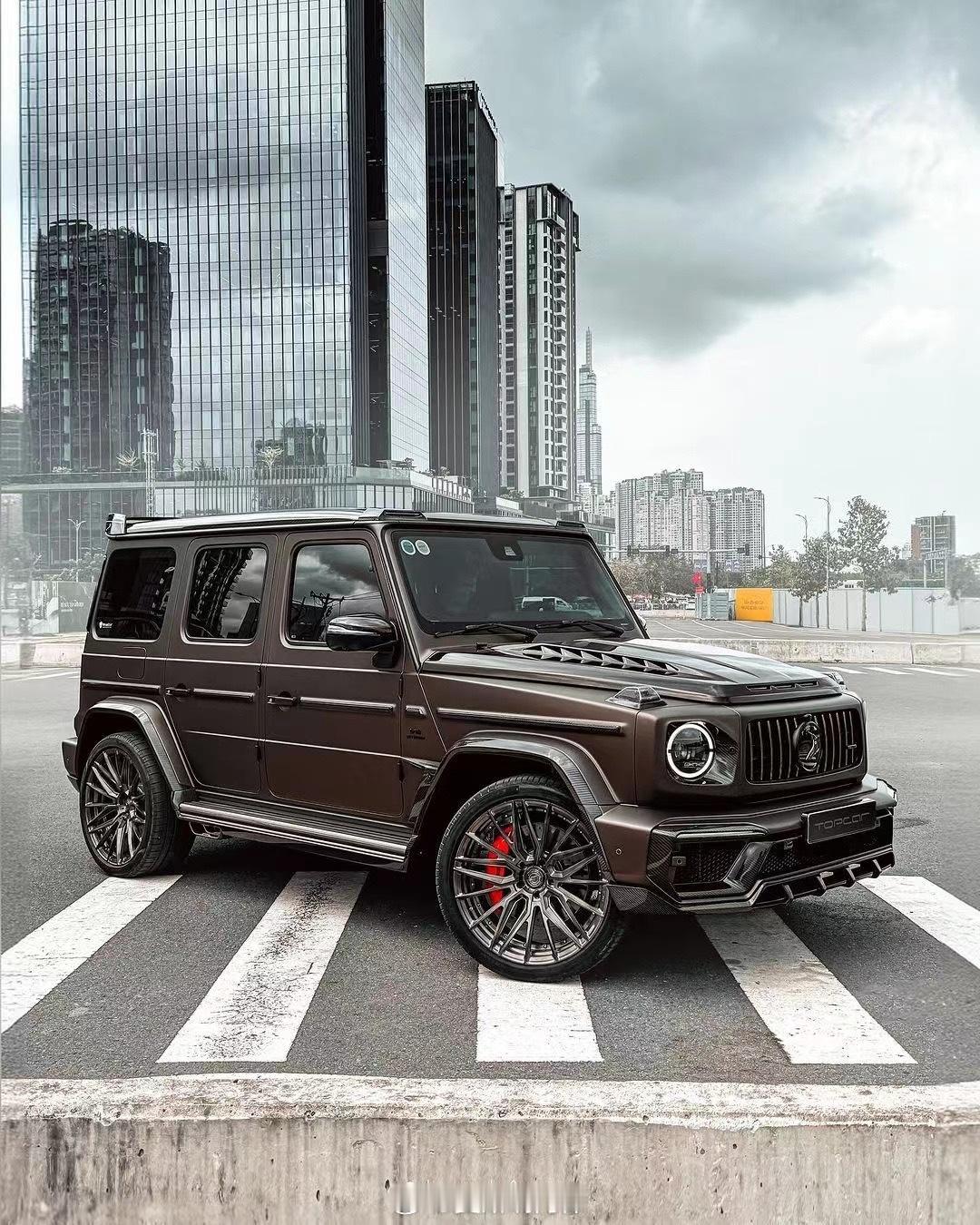 🦈G63 Topcar🇷🇺碳纤维宽体包围套件  帕加尼同款纹路 ​​​